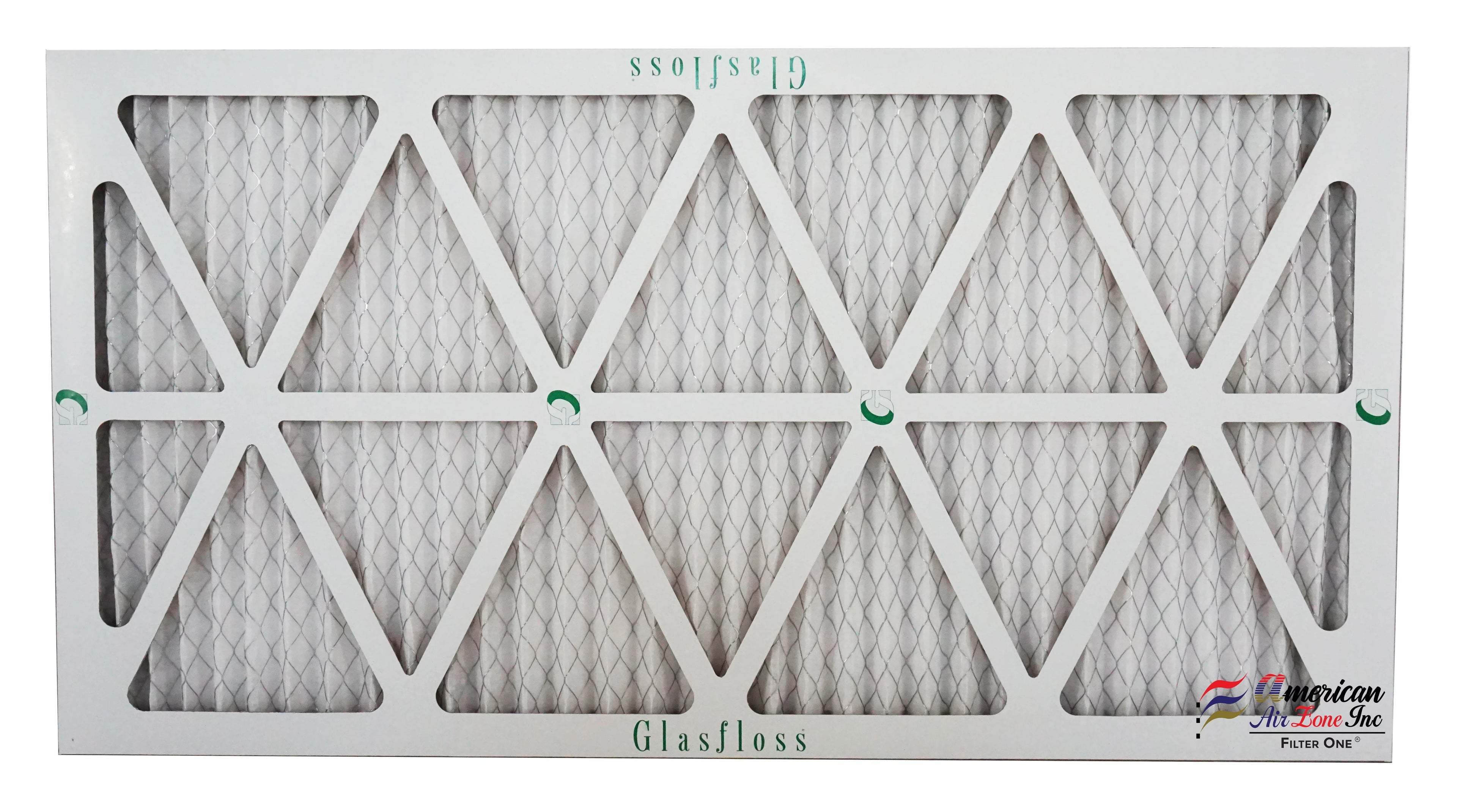 Glasfloss Air Filter 18x36x2 - 2"  10 - (Pack of 6) - Pleated  or  Air Filter - Furnace Air Filter - Home or Office - Made In The .