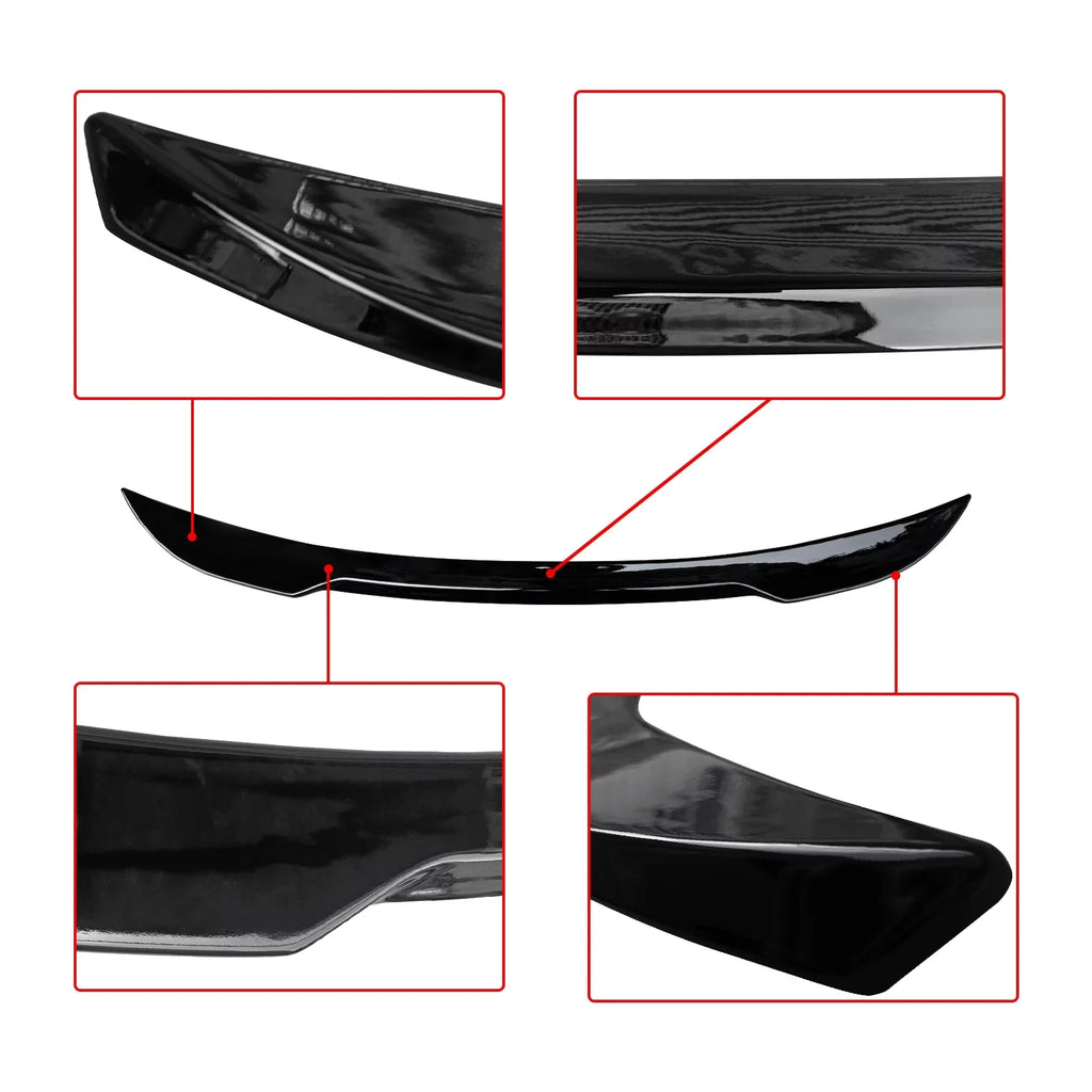 Rear Spoiler Trunk for 2022-2023 11th Honda Civic Hatchback  Tail Wing Gloss Black