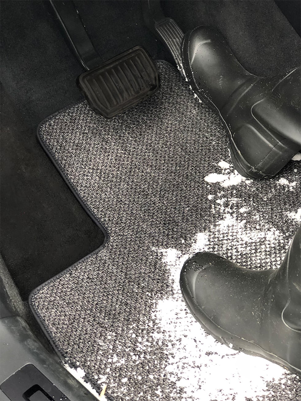 Ford Explorer Beige All-Weather Textile™ Carpet Car Mats, Custom Fit for 2015, 2016, 2017, 2018, 2019 - Large Cargo Mat (w/ Rear Seat Down)