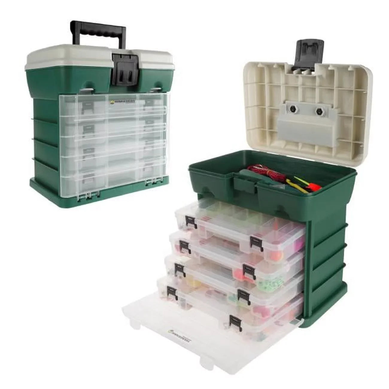 Wakeman 80- Durable Organizer 4 Drawers Storage & Tool Box - Green