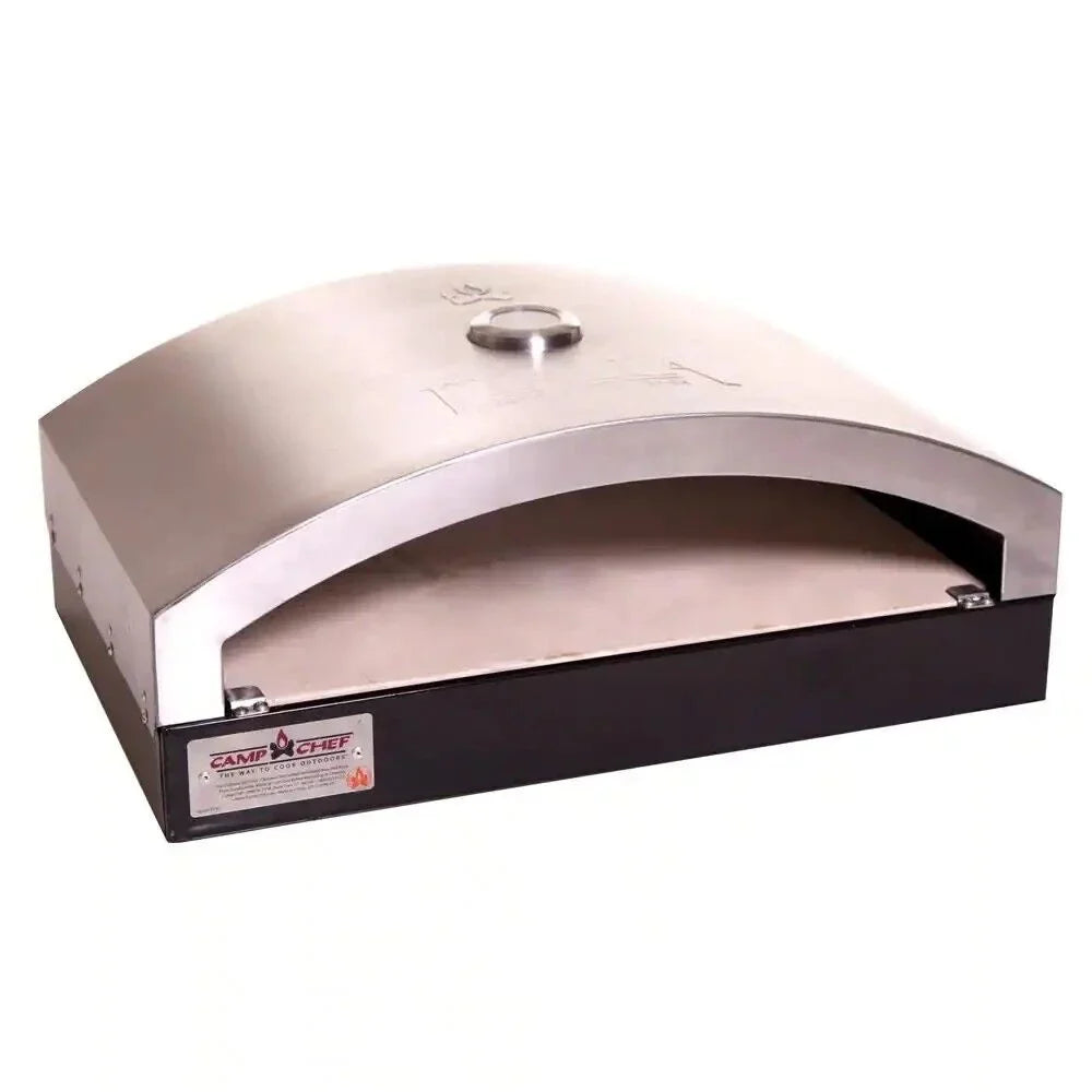Camp Chef Artisan Outdoor Pizza Oven 24" Dual Burner, Ceramic Pizza Stone