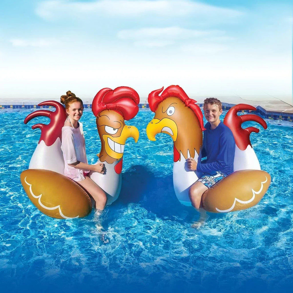 Park Play Chicken Fight Pool Float Game Set