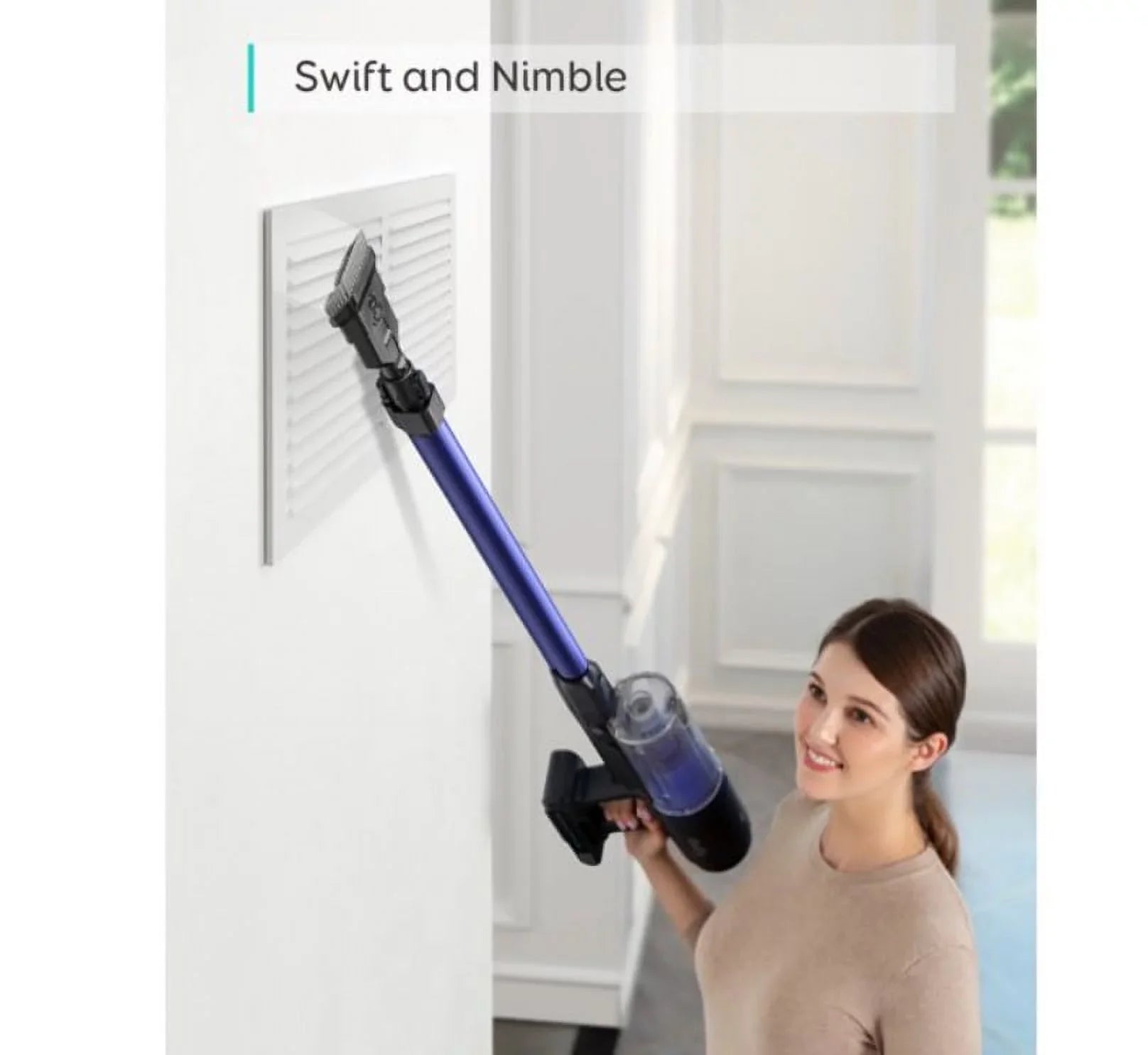Restored Anker  eufy HomeVac  Reach, Handstick Vaccum Cleaner (Refurbished)