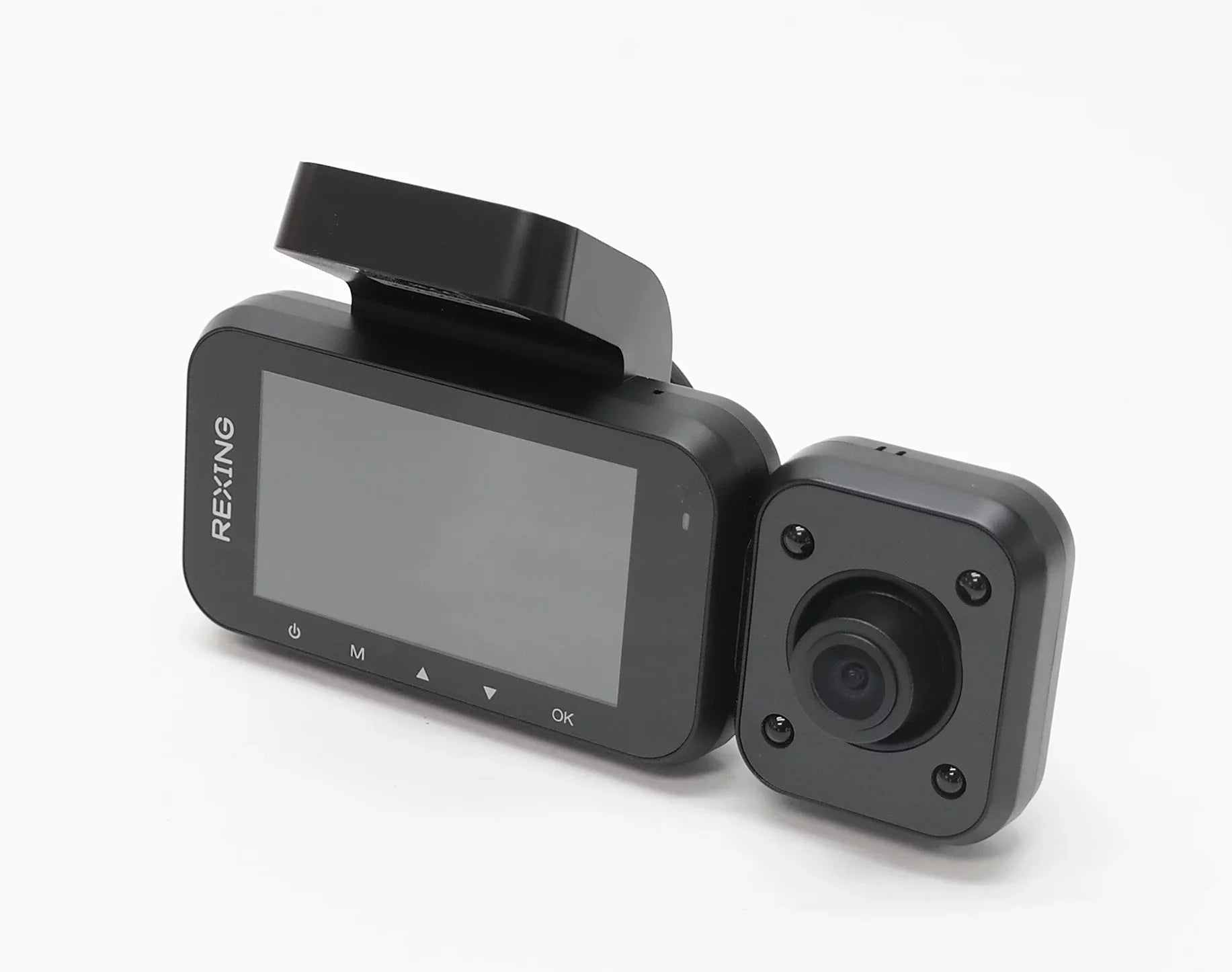 Pre-Owned Rexing  Plus 4K Front+Cabin Dash Cam 3"  Screen - Black (Good)