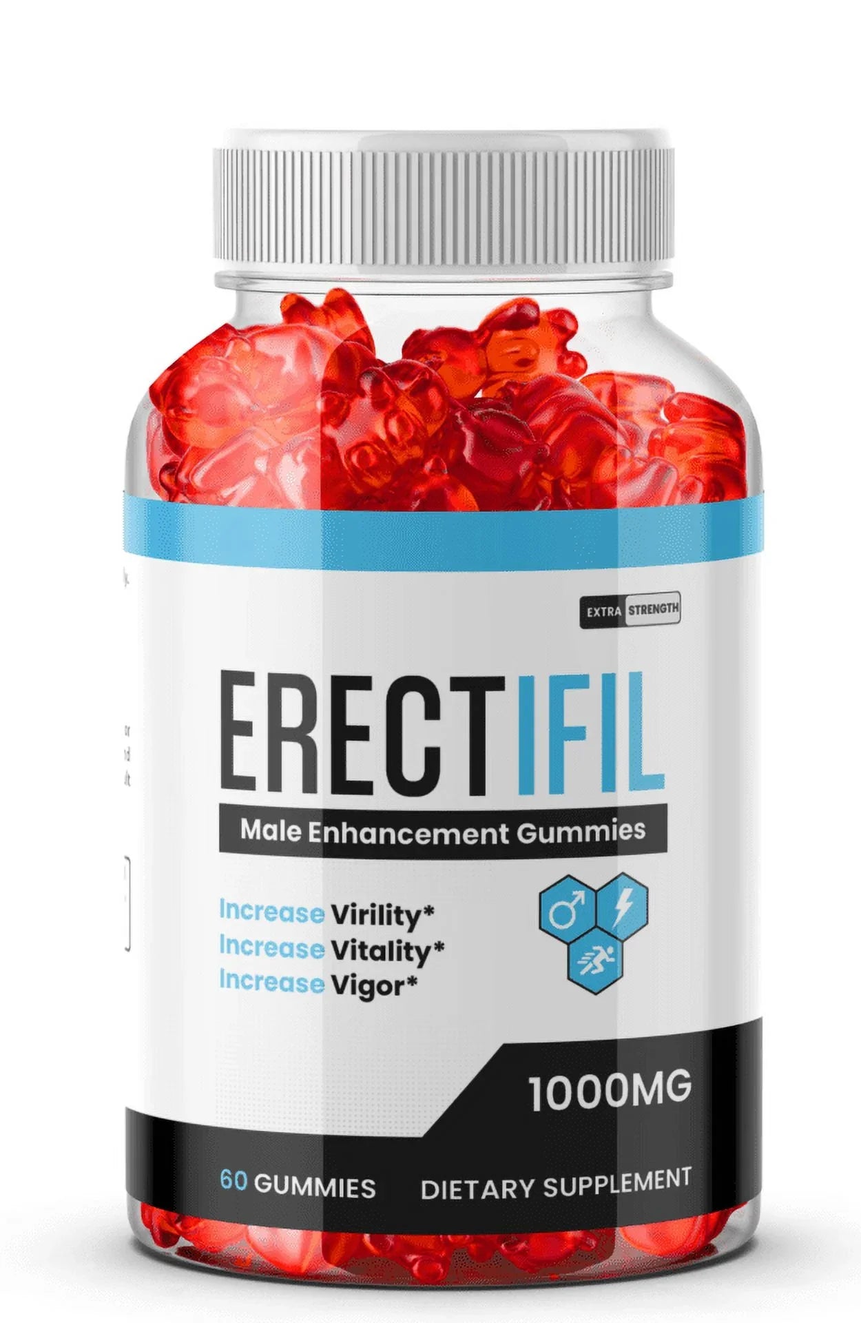 Ere ctifil Gummies Male Virility with Maximum Strength 1000 mg 60 Gummies