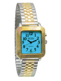 Unisex Glow-in-the-Dark Watch - Square Face with Expansion Band