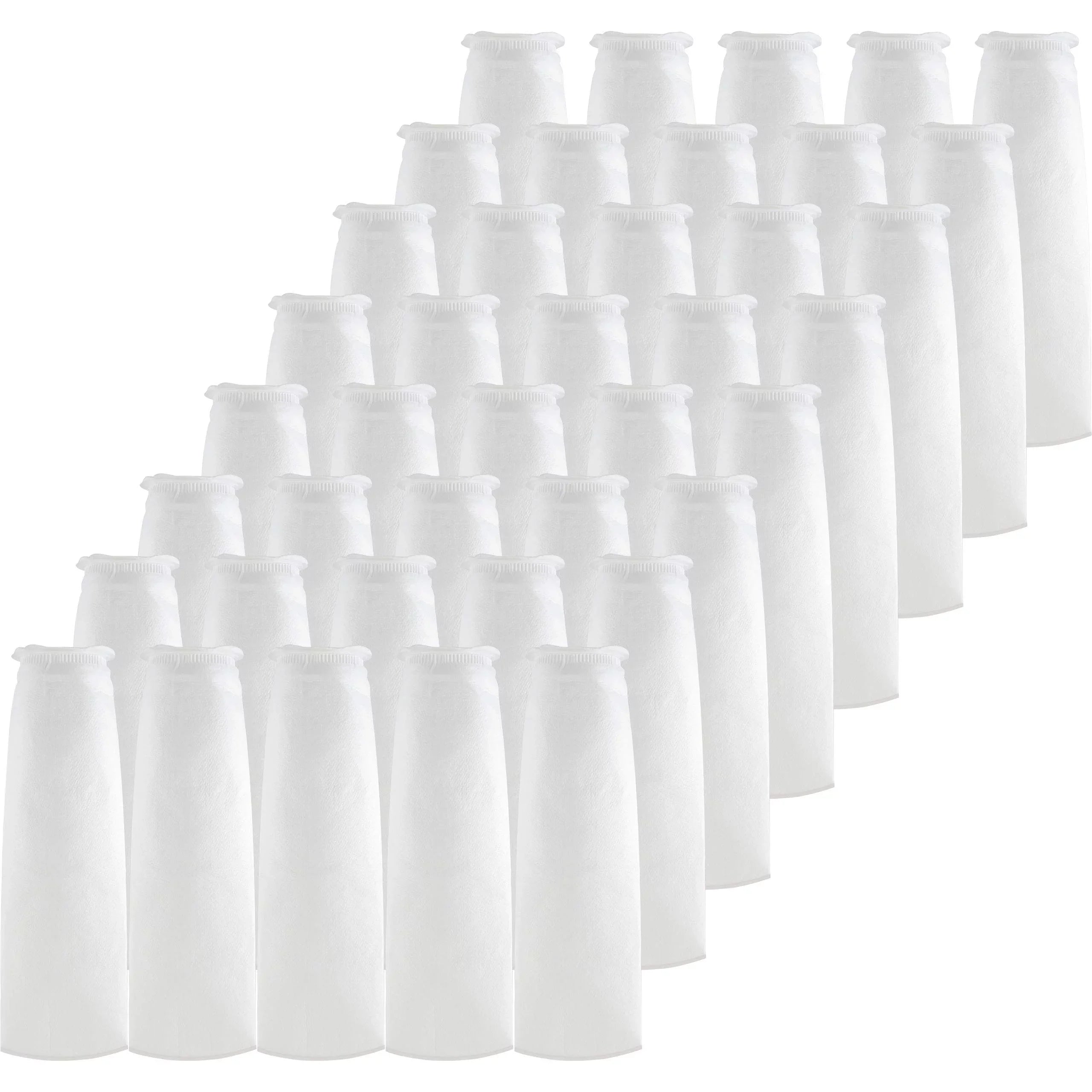 SpiroPure --420-10 10 Micron #4 (20”) Glazed Polypropylene Felt Liquid Bag Filter -420-10 155388-03 (Case of 40)