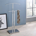 Kings Brand Furniture Chrome Metal Suit Rack Valet Stand