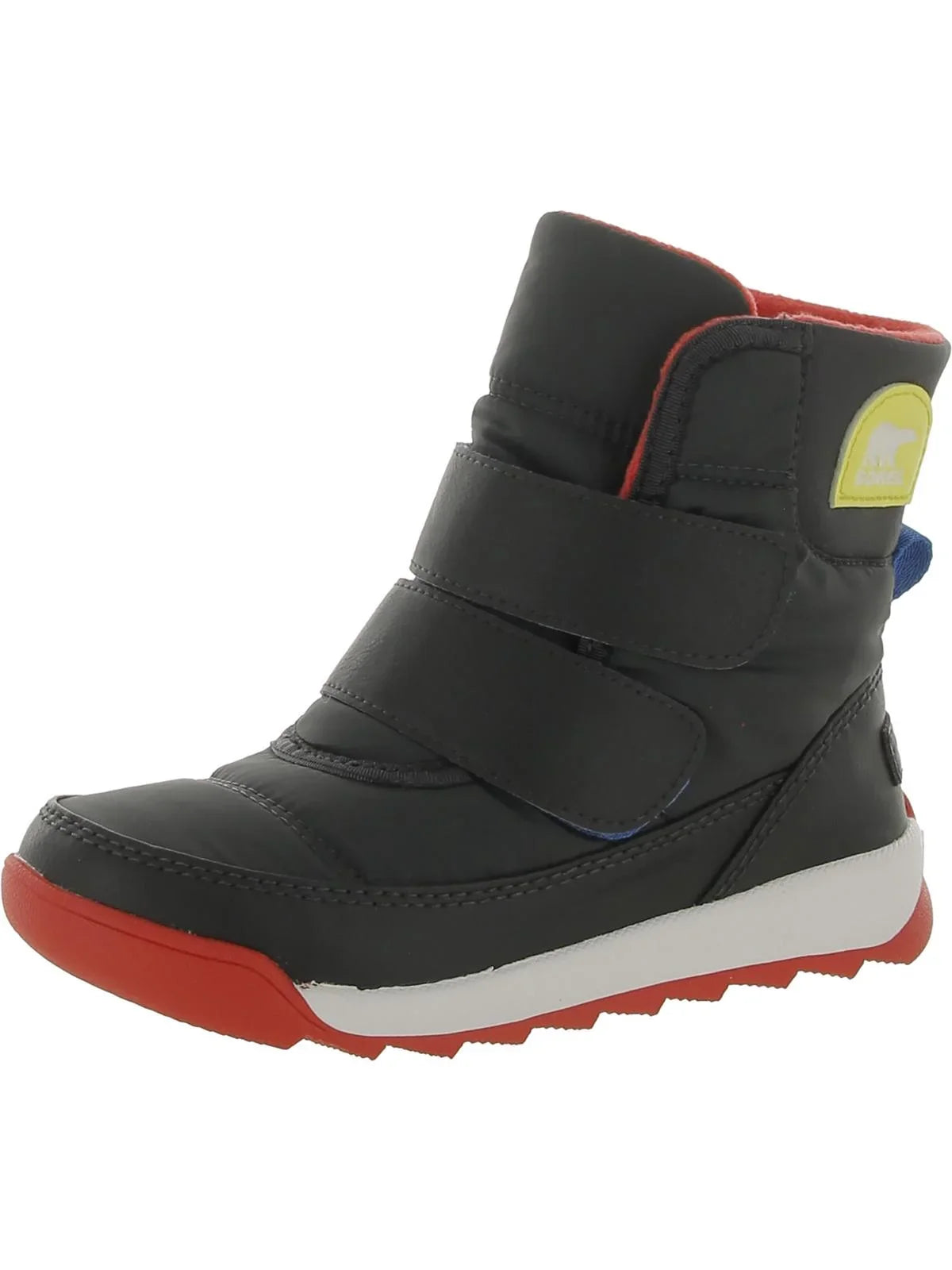 Sorel Boys Whitney  Little Kid Faux Leather Winter & Snow Boots