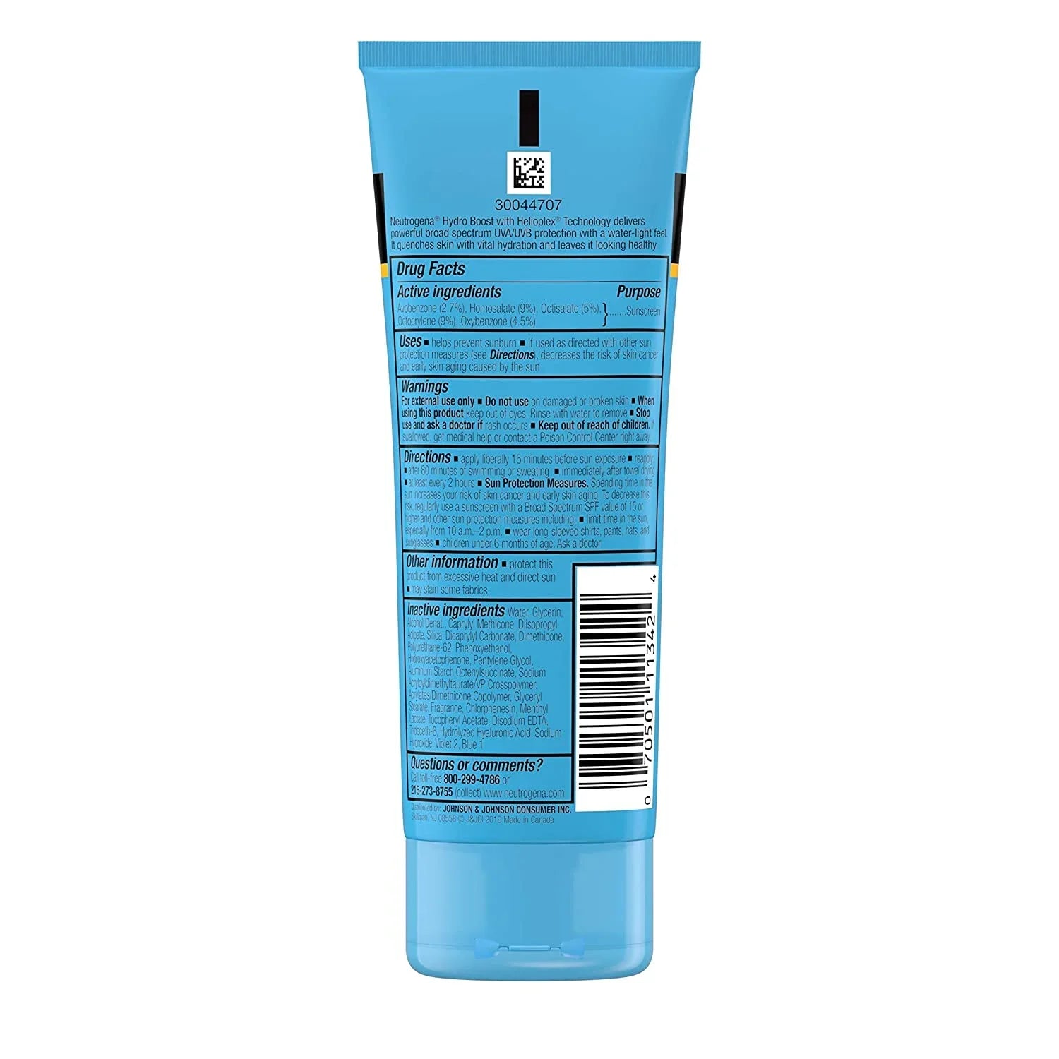 6 Pack Neutrogena Hydro Boost Water Gel Lotion Sunscreen  50 3 oz