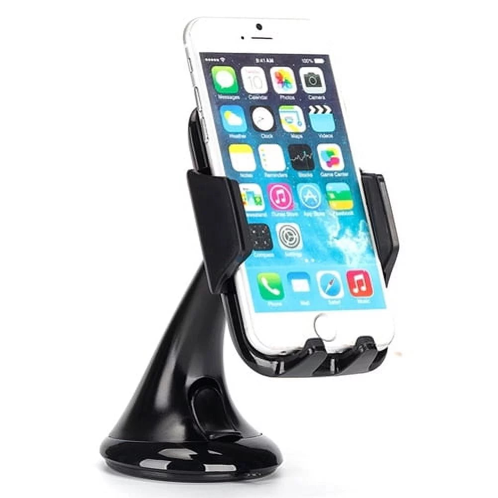 Windshield Dash Car Mount w Power Type- Quick Charger  for Blackberry Key2, KEYone,  -  , Vivo  Plus 5 -   S48c - Coolpad Legacy - Essential Phone (-1) - Google Pixel