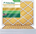 Filterbuy 16x18x2  11 Pleated   Furnace Air Filters (3-Pack)