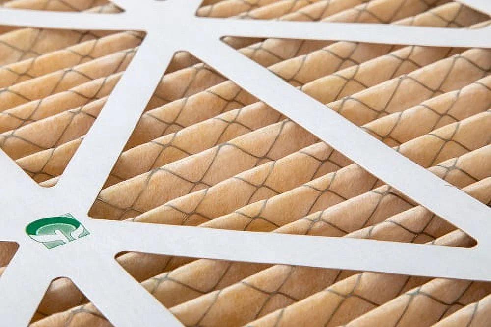 3 Pack of 18x24x2  11 Pleated 2" Inch Air Filters by Glasfloss. Actual Size: 17-1/2 x 23-1/2 x 1-3/4