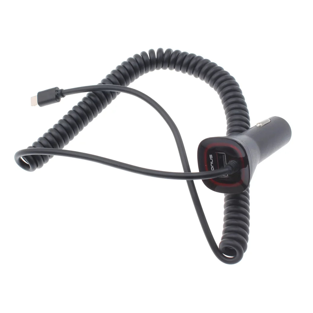 Fast Car Charger with Phone Mount - -  Socket Adapter and Air Vent Holder Auto Lock for  S48c,, Pro - Coolpad Legacy,,Brisa - Cricket Ovation, Influence, 2, Icon 2 -