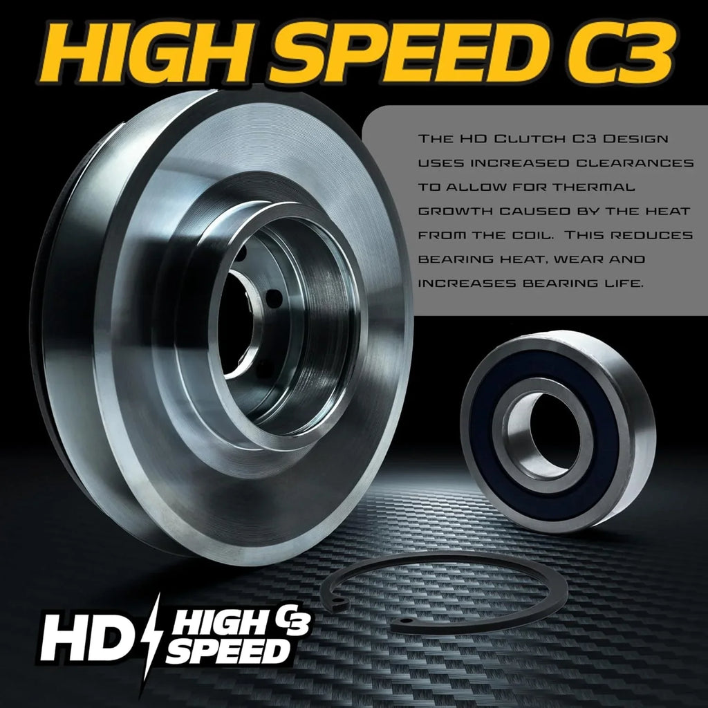 Switch 462715  High Torque 110ftlb ( 95) BigBearing Billet Pulley Blade  Clutch & 10A 483957  Switch fits Scag 462715 Liberty  & Scag Freedom  -,  Zero Turn Lawn Mower