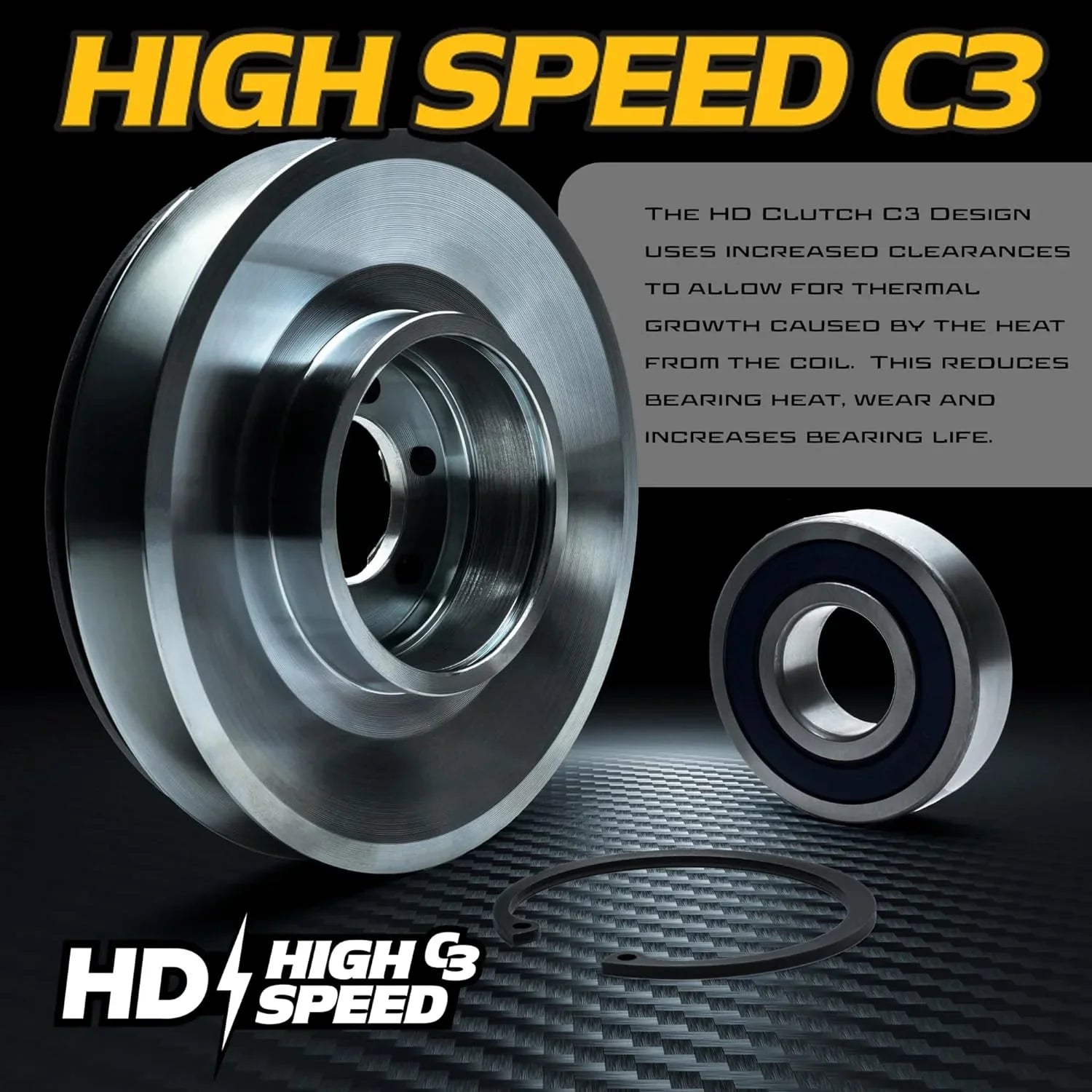 Switch 462715  High Torque 110ftlb ( 95) BigBearing Billet Pulley Blade  Clutch & 10A 483957  Switch fits Scag 462715 Liberty  & Scag Freedom  -,  Zero Turn Lawn Mower