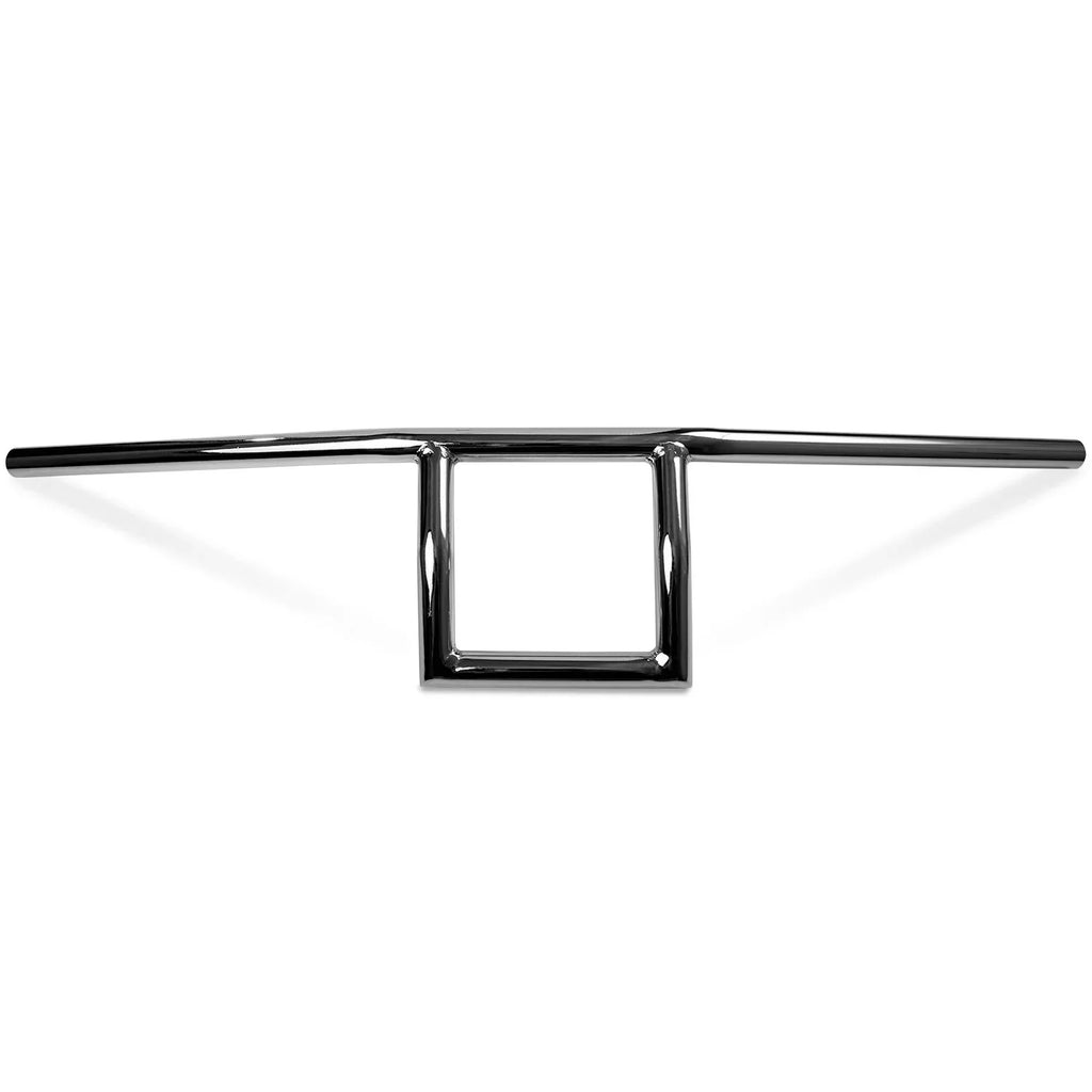 Krator Motorcycle Handlebar 1" Chrome Box Window Attack Style Compatible with Yamaha  400 600 750 1000
