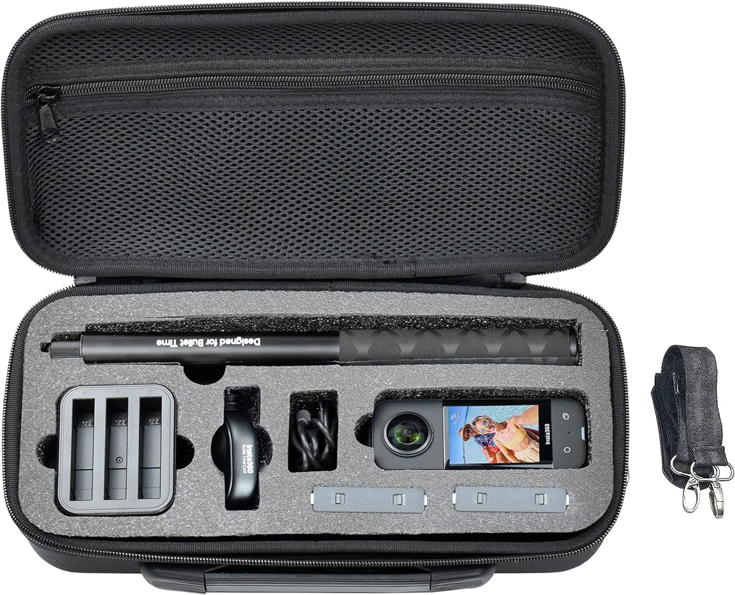 Carry Case for Insta360 One  and One , Camera Hard Shell Bag for Accessory Organization