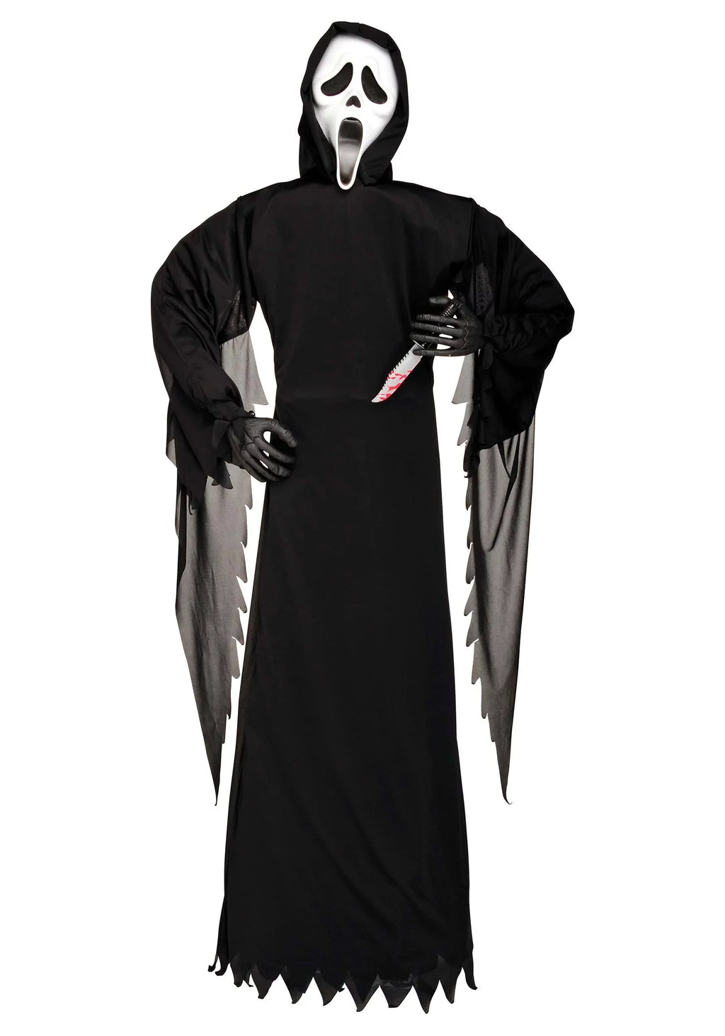 6' Ghost Face Prop with Knife