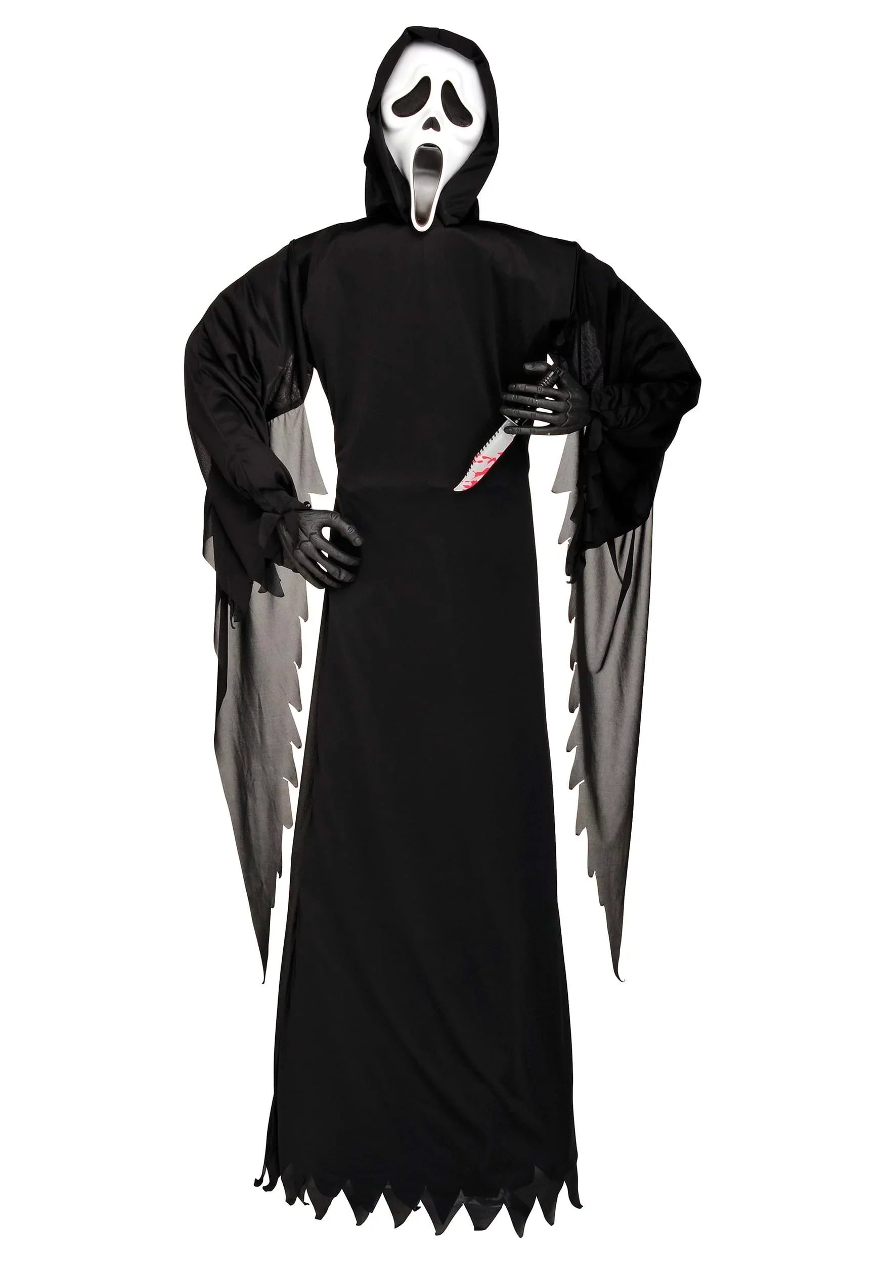 6' Ghost Face Prop with Knife