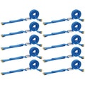 " 2"" x 20'  Track Cam Straps, Durable Cam Buckle Strap Cargo TieDowns, Heavy Duty Blue Polyester Tie-Downs, ETrack Spring Fittings, Tie Down Motorcycles, Trailer Loads, by  Cargo Mall"