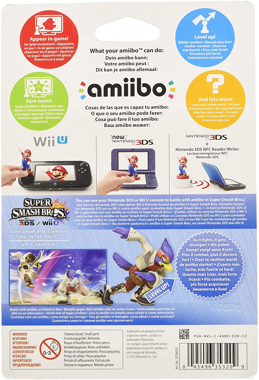 Falco No.52 amiibo (Nintendo Wii /3DS) European Version