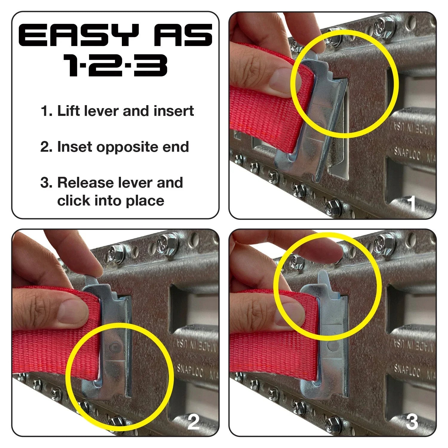 '- Fast-Track -Track 32 Inch 2-Pack  Galvanized Steel Horizontal Vertical, Logistic Tie-Down for Pickups, Trucks, Trailers
