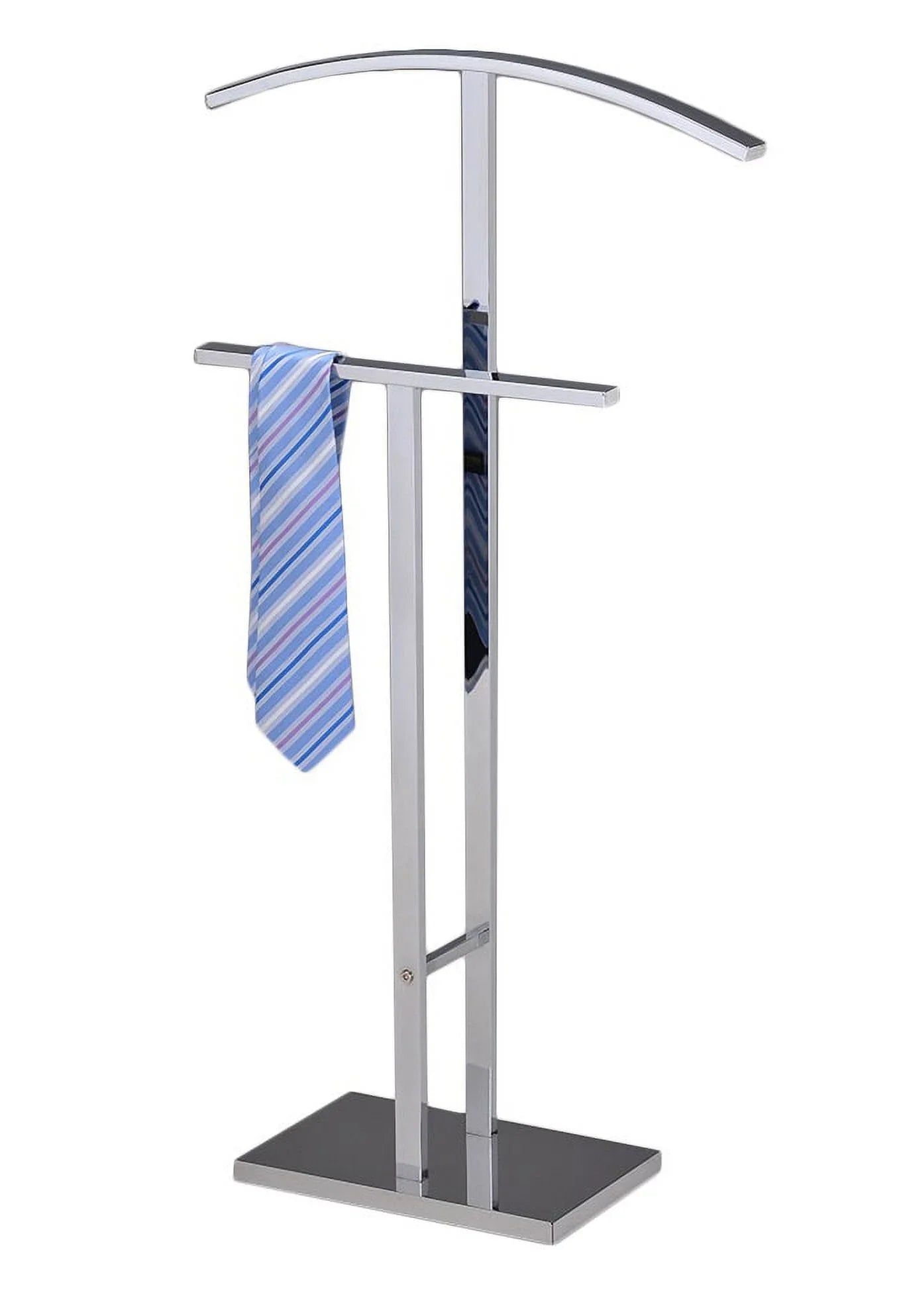 Kings Brand Furniture Chrome Metal Suit Rack Valet Stand