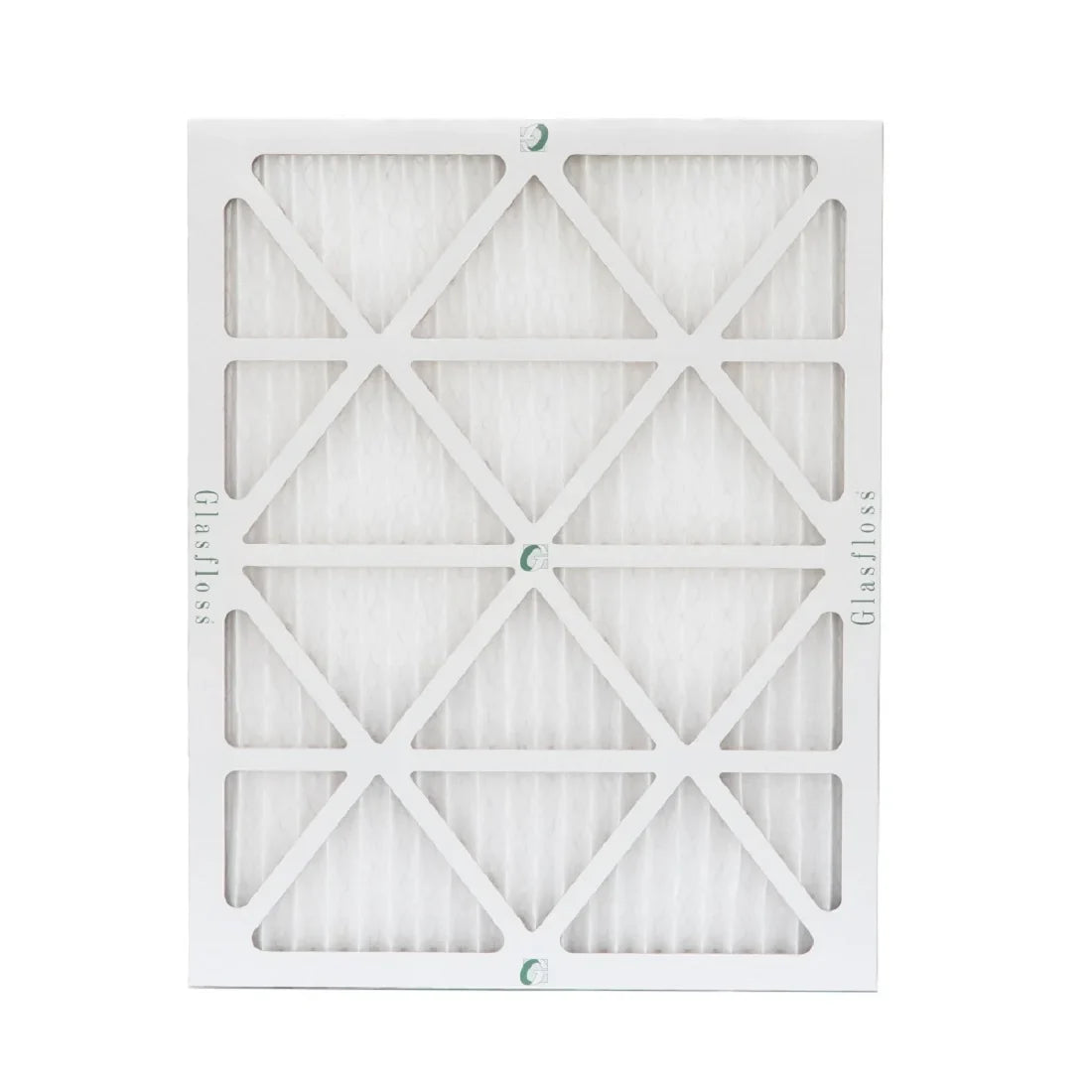 15x20x1  10 Pleated  Furnace Air Filters by Glasfloss Industries. ( 8 Pack ) Exact Size: 14-1/2 x 19-1/2 x 7/8