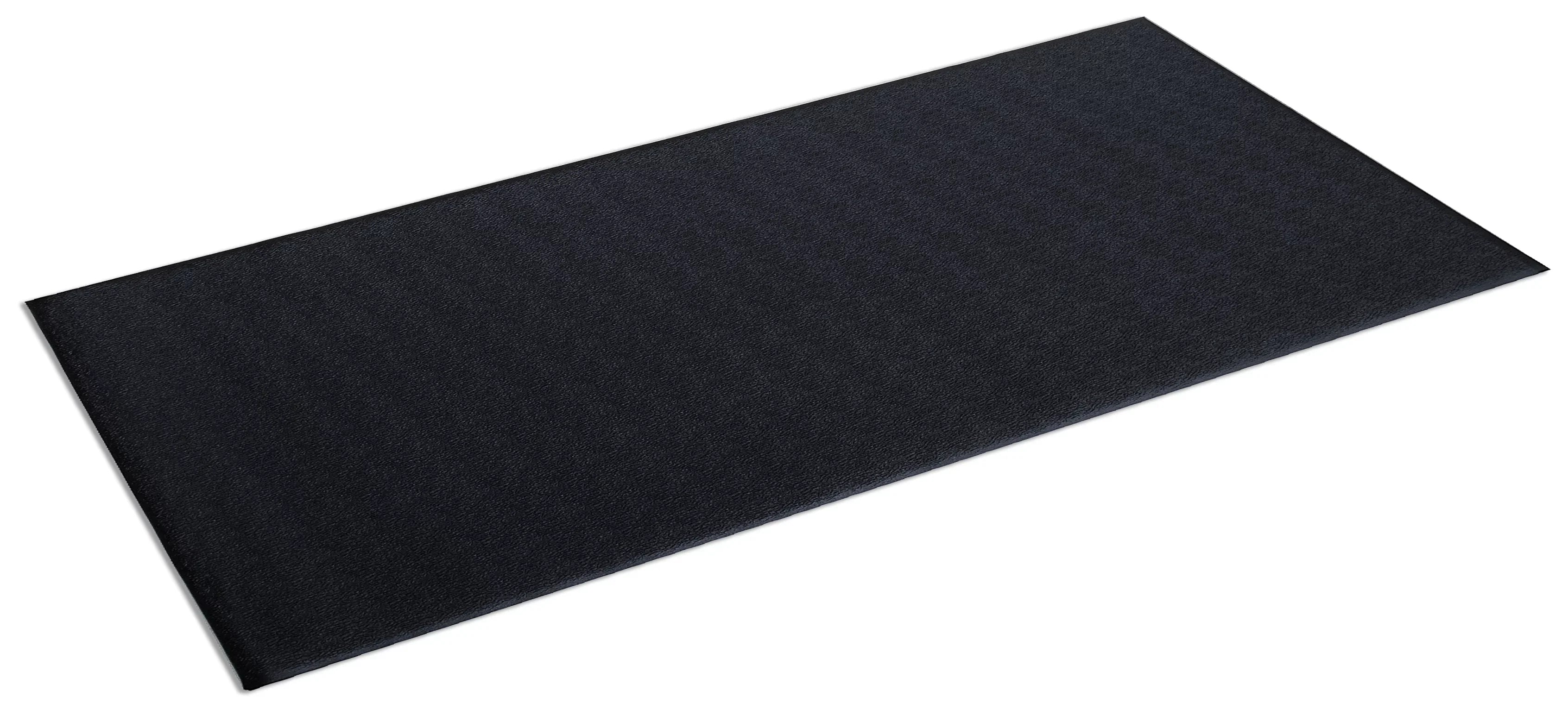 SuperMats - Treadmill Mat - Heavy Duty Quality - Home/Light Commercial Super Dense Foam Vinyl - Fitness Equipment Mat, Black, 36 In. x 90 In.