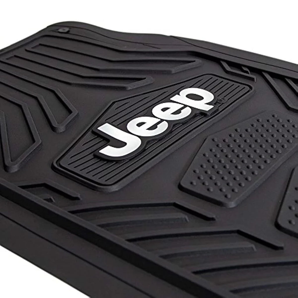 Plasticolor -001668R01 Jeep Rubber Floor Mat, Black