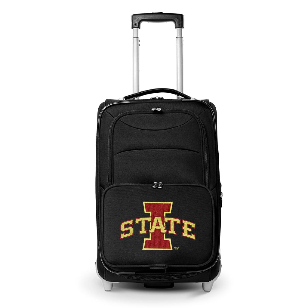 Black Iowa State Cyclones 21" Softside Rolling Carry-On Suitcase