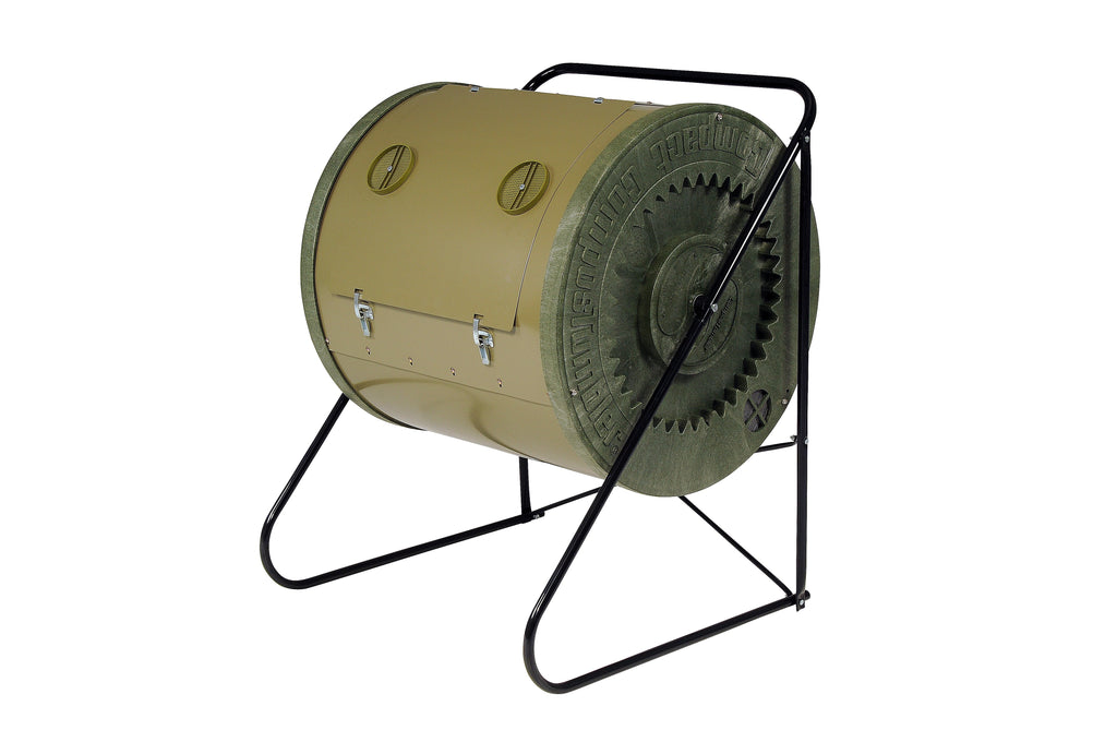 Mantis Compact ComposTumbler  Easy-to-Load Easy-to-Empty with No Bending - Sturdy and durable, Holds 88 Gallons, Low Cost Per Gallon