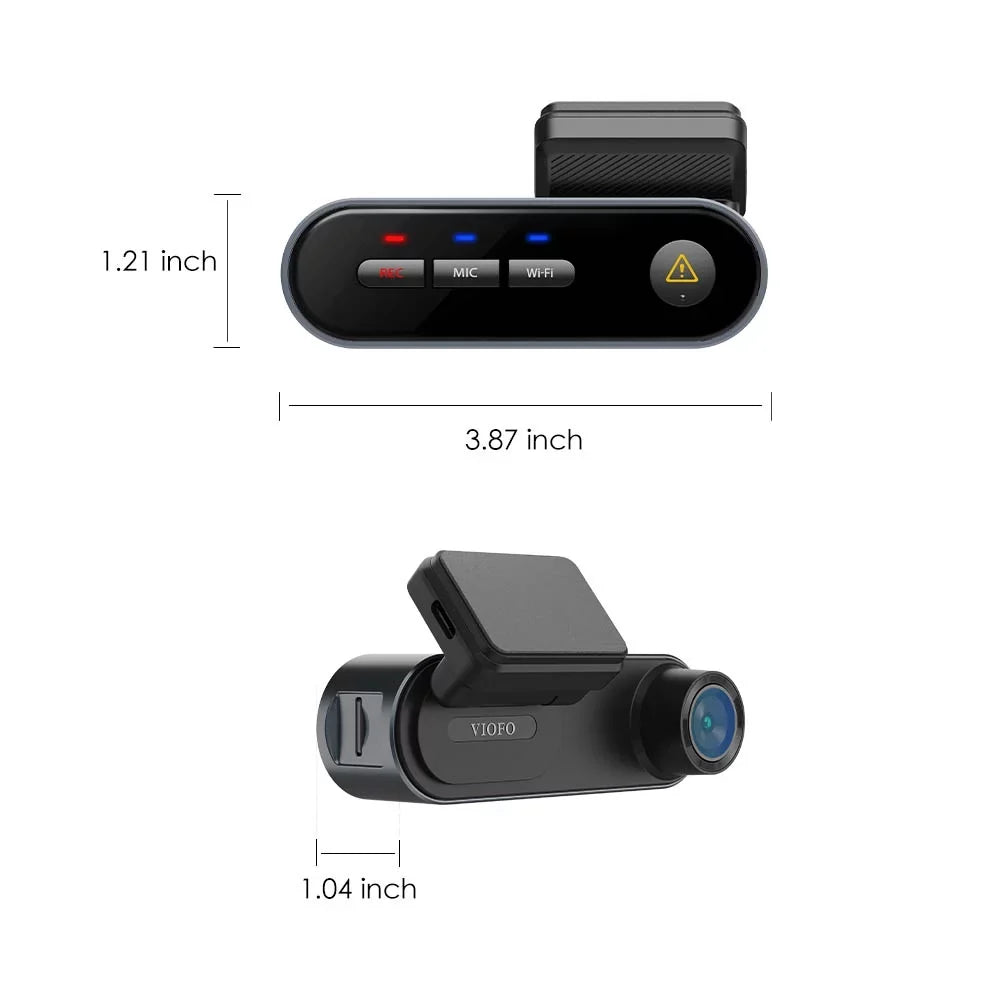 Mini Dashcam | 2K Quad  With Wi-Fi &