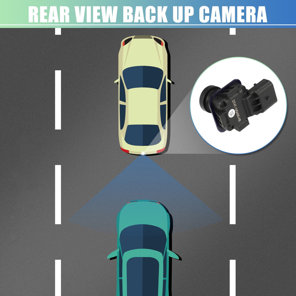 Unique Bargains -19G490- Car Rear View Backup Camera with Pry Bar for Ford Edge 11-14
