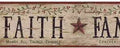 878098 Faith, Family, Friends Wallpaper Border BG1608bd YC3390bd