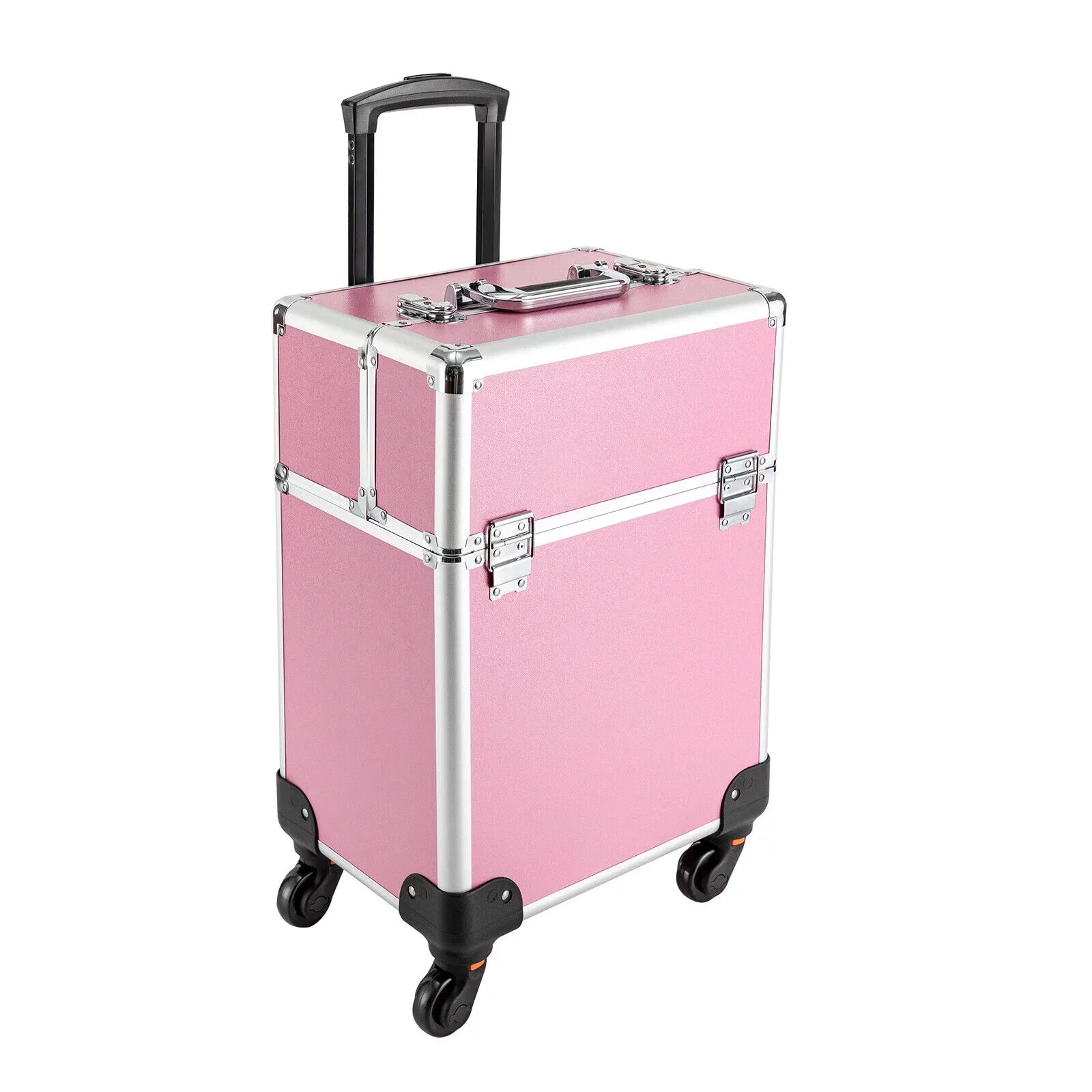 Professional Rolling Makeup Train Case Cosmetic Trolley Makeup Storage Organizer
