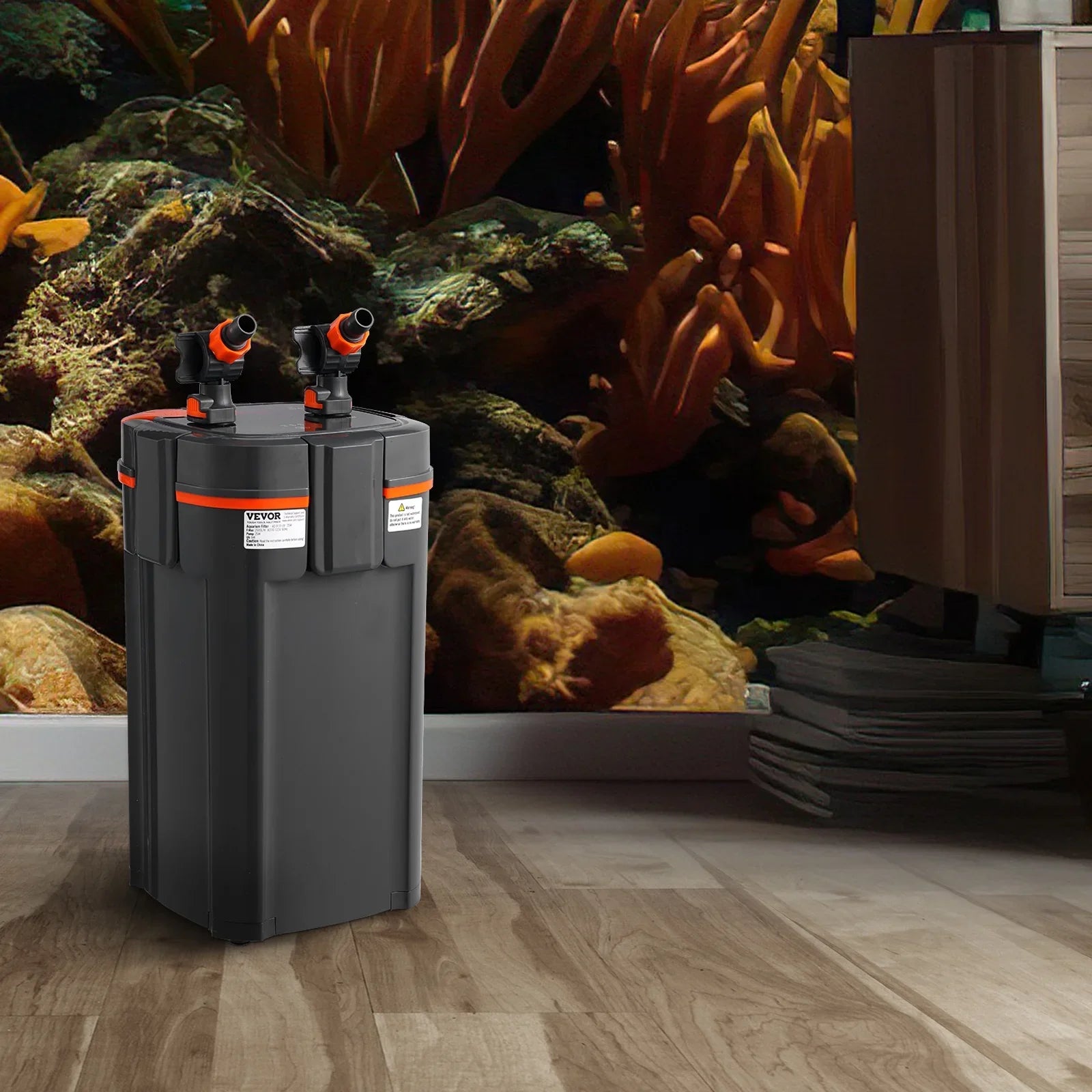 10w  Lamp 55 Gallon Aquarium Canister Filter Fish Tank Quiet