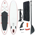 Stand Up Paddle Board Set - An Inflatable Surfboard in Striking Red and White