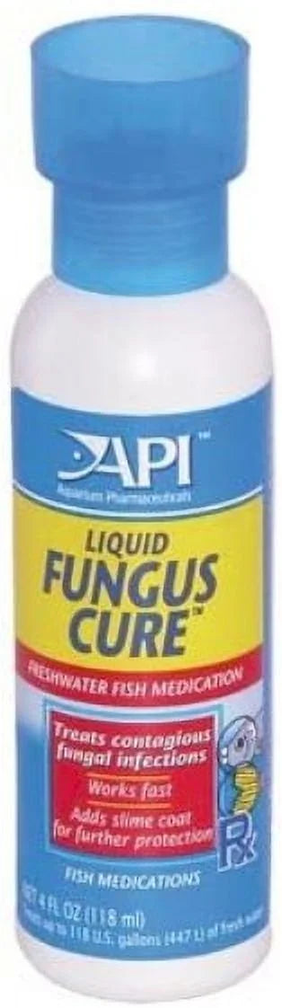 Liquid Fungus Cure Freshwater Fish Medication for Aquariums [Aquarium Bacteria and Fungus Care, Aquarium Supplies] 24 oz (6 x 4 oz)