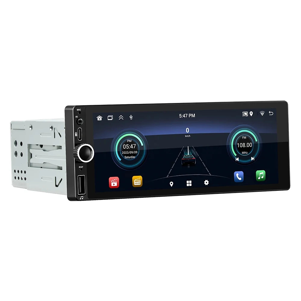 Anself Car  Navigator with Android Auto Support and Rear Camera Stay Connected and Safe on Road