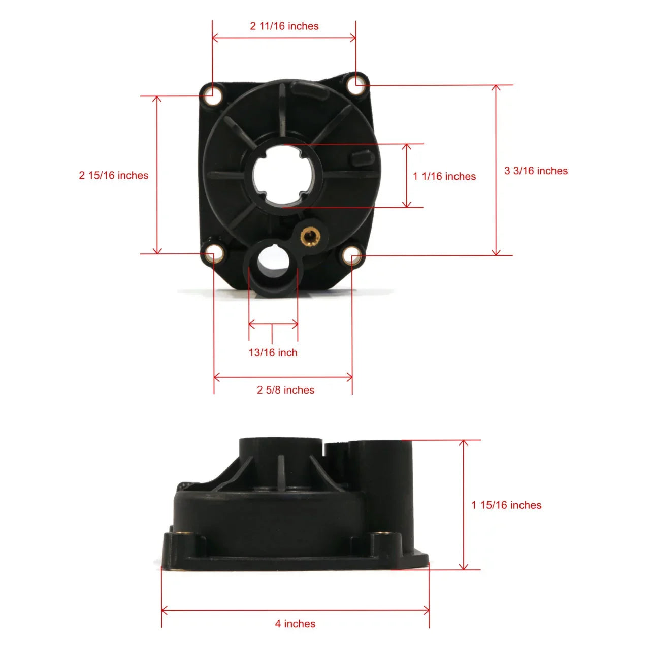 The  Shop | Water Pump Impeller, Housing Kit For 1993 Evinrude 65   Outboard Boat