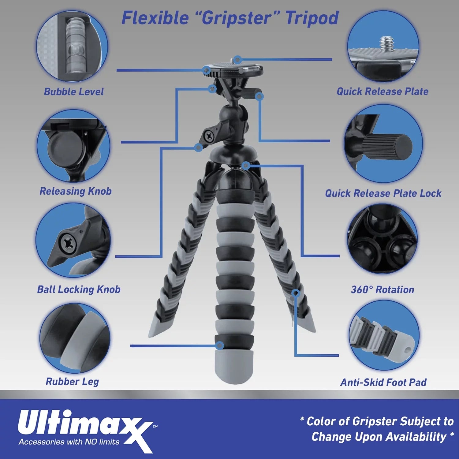 Ultimaxx Advanced Insta360  3 Action Camera Bundle (64GB) - Includes: 1/4” Screw Adapter for Action Cam Mounts, Mini Metal Dolly & More (25pc Bundle)