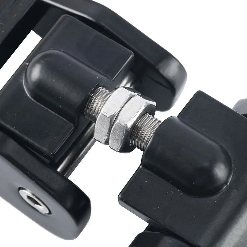 Onemayship 2 Pack Front Hood Latch Lock Catch for Jeep Wrangler  07-18  Secure Vehicle Protection-Black