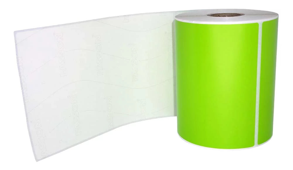 6 Rolls 4"x6"  Color Direct Thermal Shipping Label Compatible with Zebra Eltron Printers