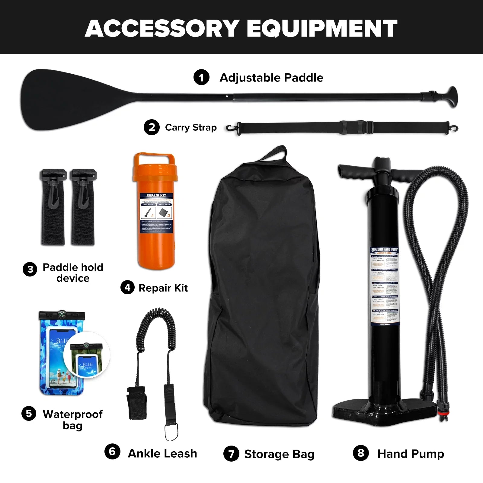 Big Star Inflatable 10'6×32"×6"  for All Skill Levels Everything Included with Stand Up Paddle Board, Paddle, Hand Pump,  Travel Backpack, Leash, Waterproof Bag, Repair Kit