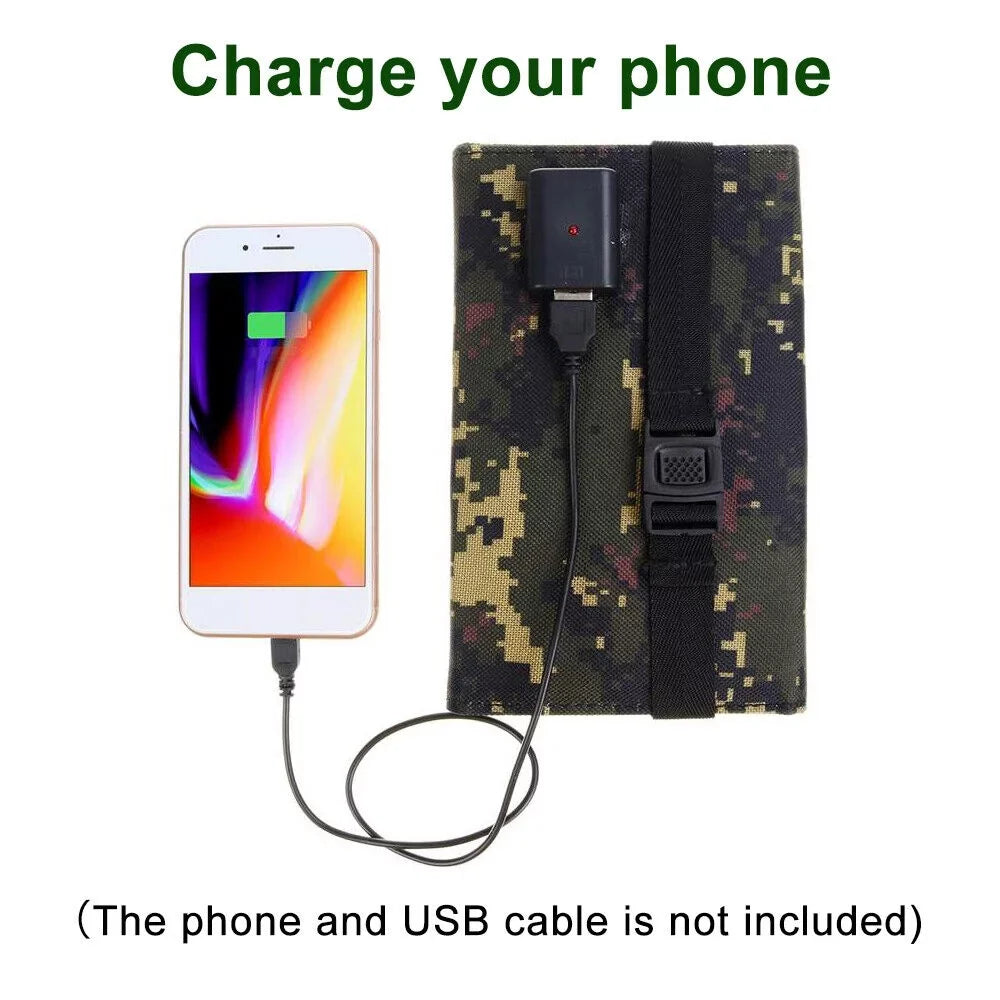 Jahy2Tech Foldable Outdoor 80W  Solar Panel Portable Phone Charger Camping Hiking Rechargeable Battery High Quality
