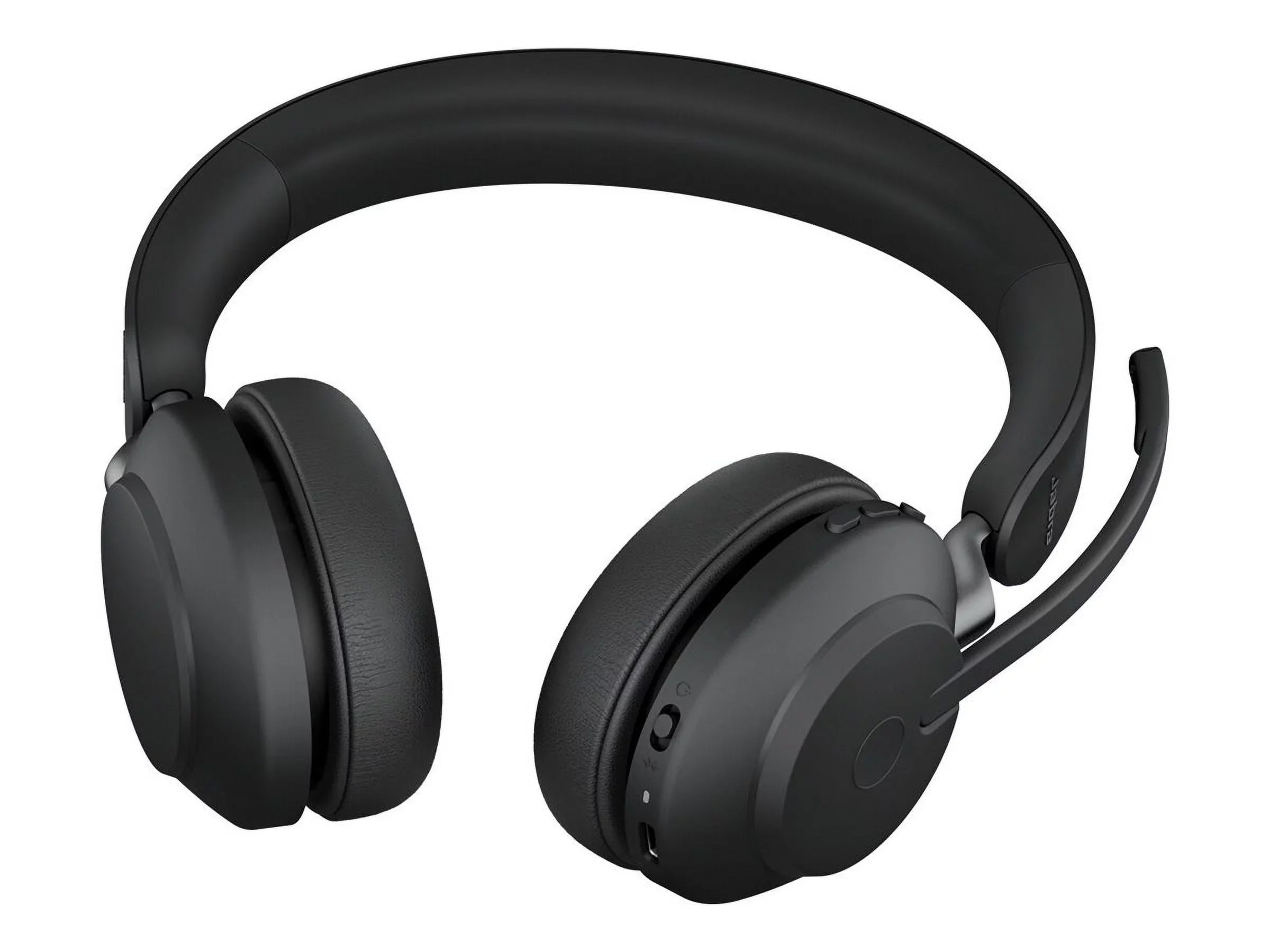 Jabra Evolve2 65 - -  Stereo with Charging Stand - Connector Circumaural Headset - Black