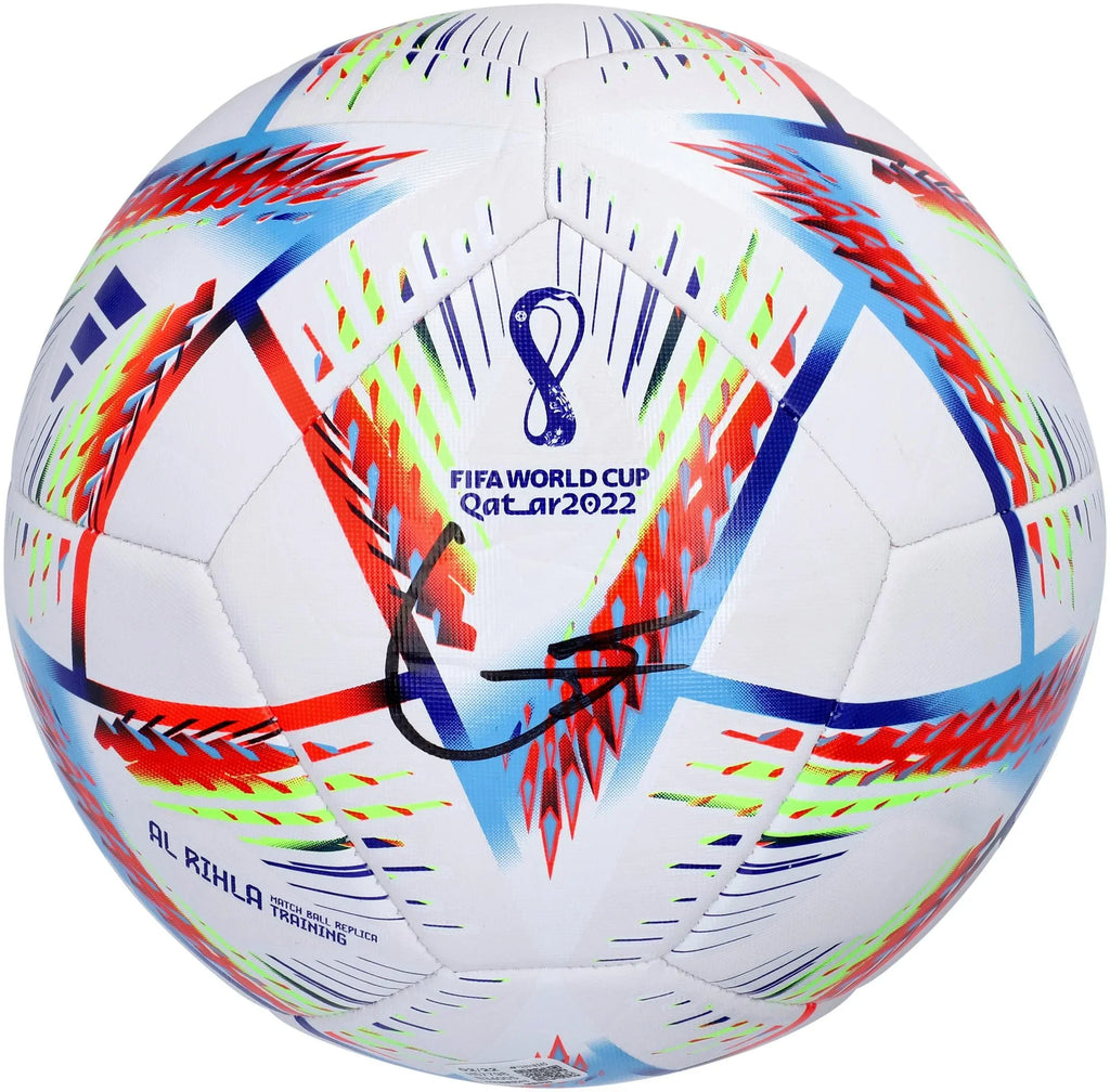Gavi Spain Autographed Adidas 2022 World Cup Soccer Ball - Fanatics Authentic Certified