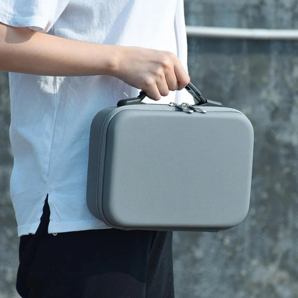 Gray Polyester Storage Case for   4/Osmo Mobile 3 Lightweight, Protective Carry Handle